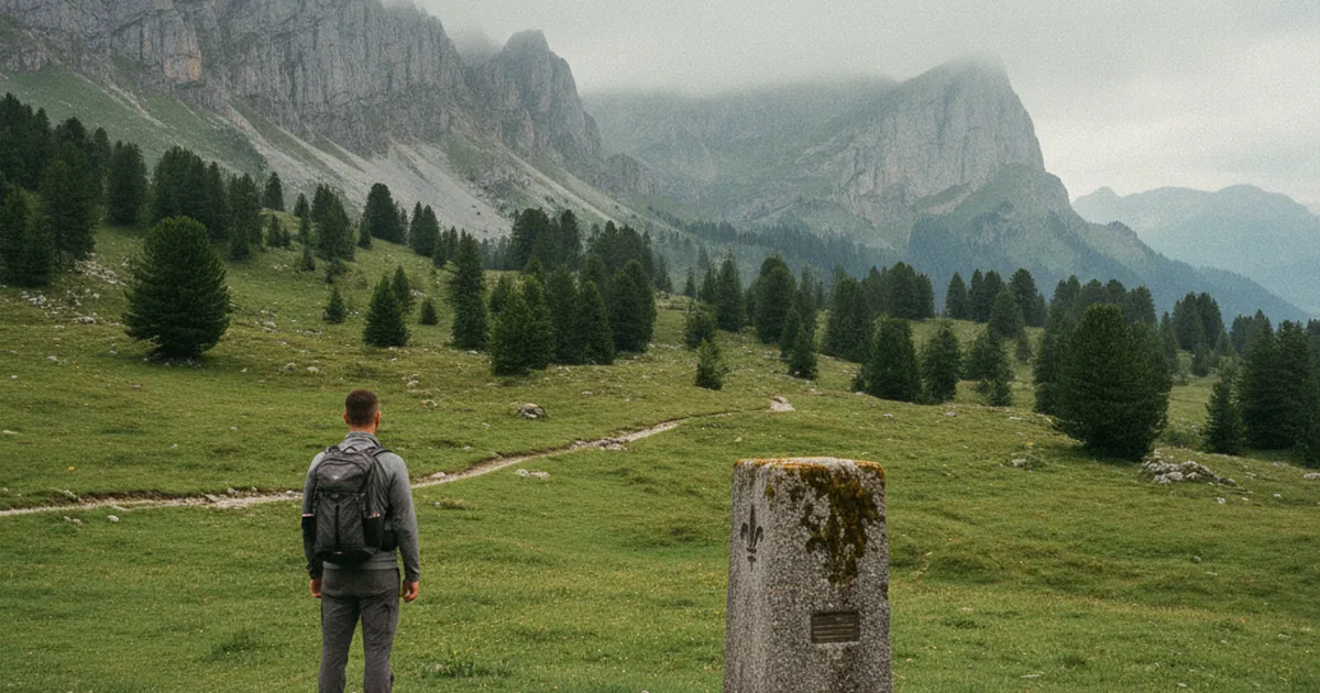 Les bornes-frontières entre Savoie et France
