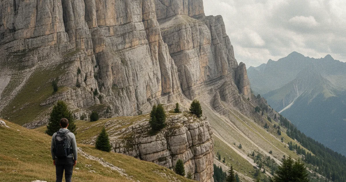 La géologie des Aravis : les falaises calcaires