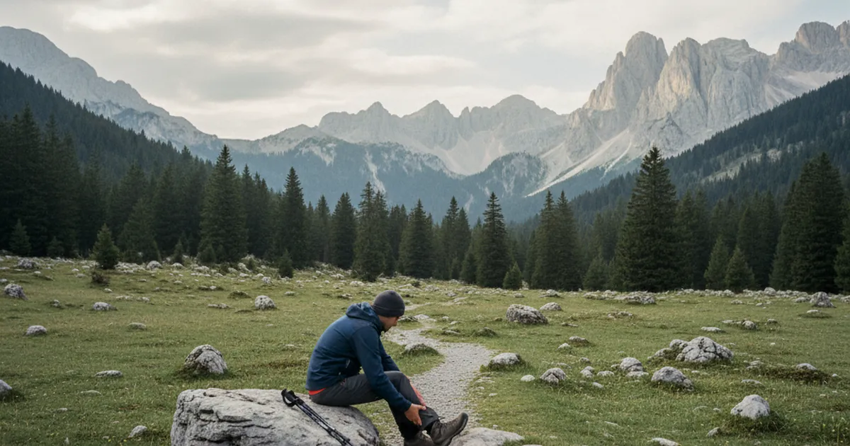 Gérer une entorse sur un sentier isolé
