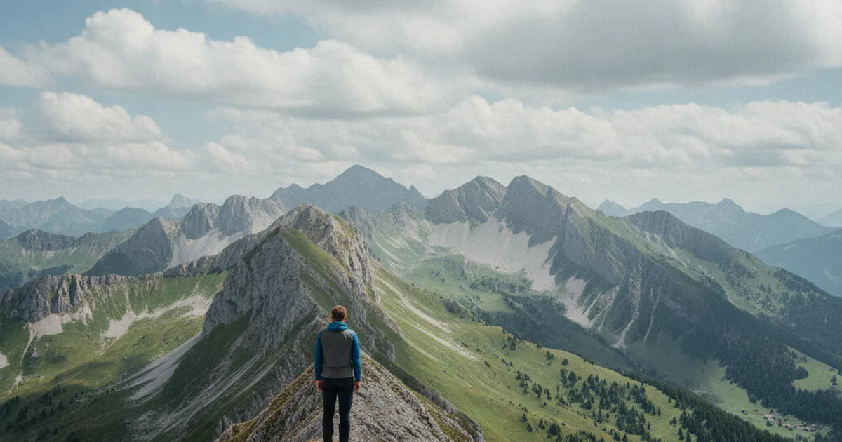 La ligne de crêtes du Chablais : itinéraires-repères