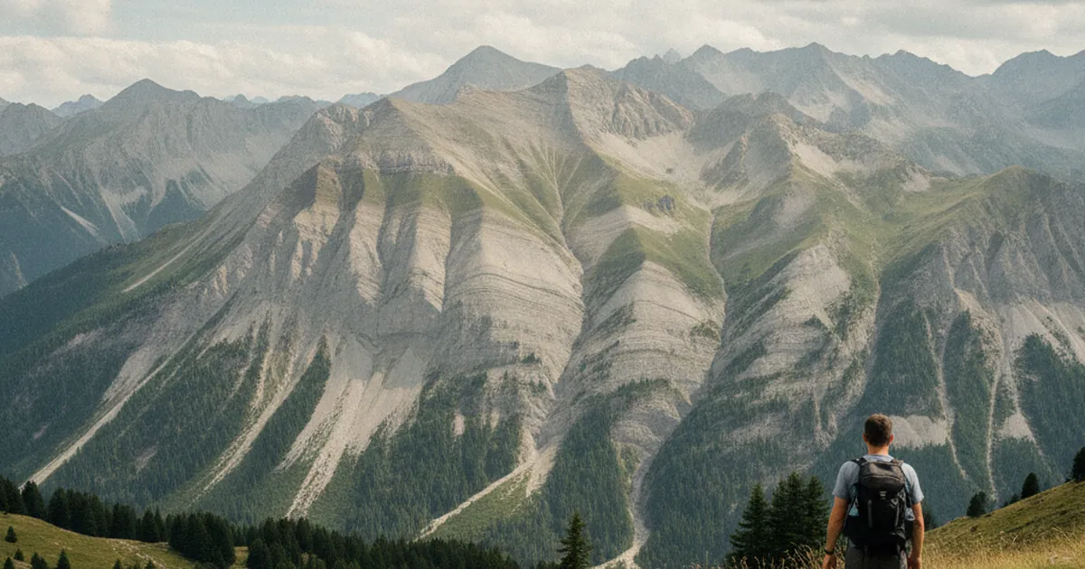 Les plis du massif du Giffre