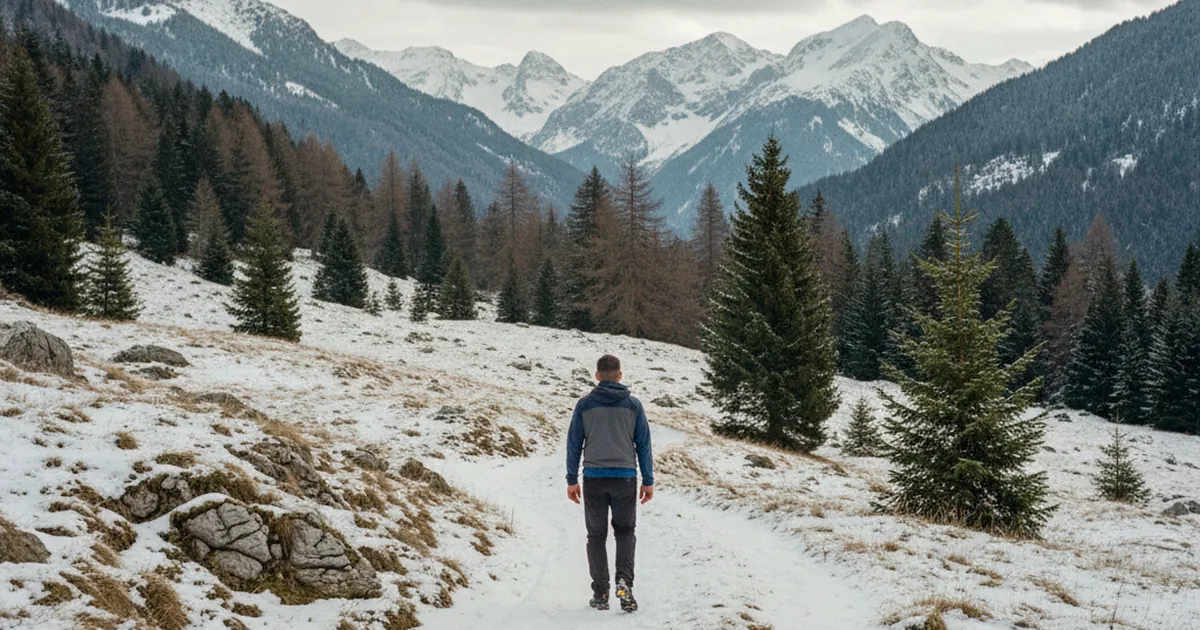 Rando hivernale sans raquettes : est-ce possible
