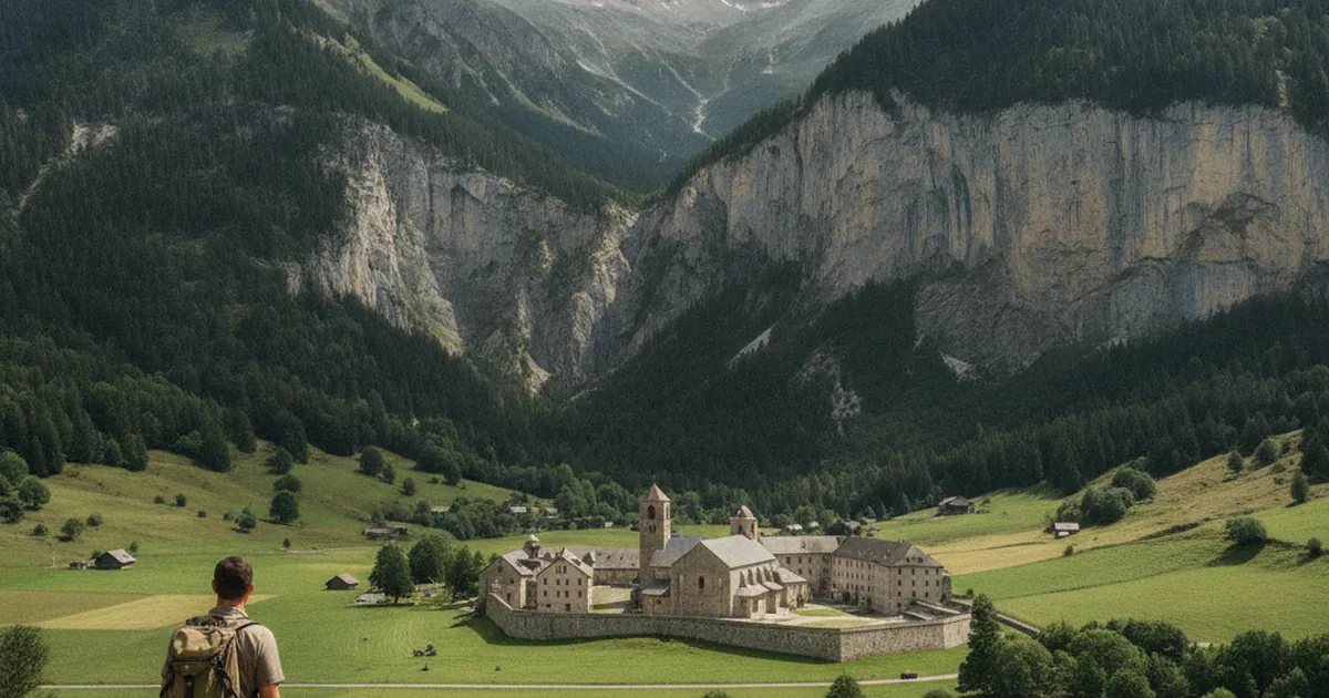 Le village de Sixt et son abbaye