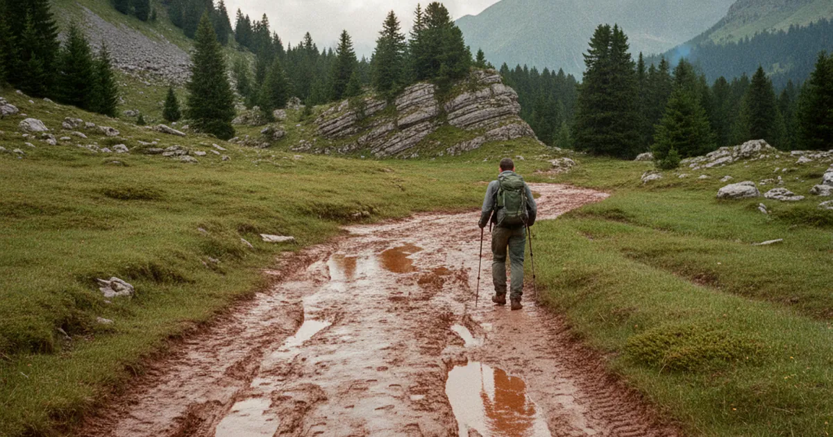 Le sol argileux après la pluie : pourquoi c'est glissant