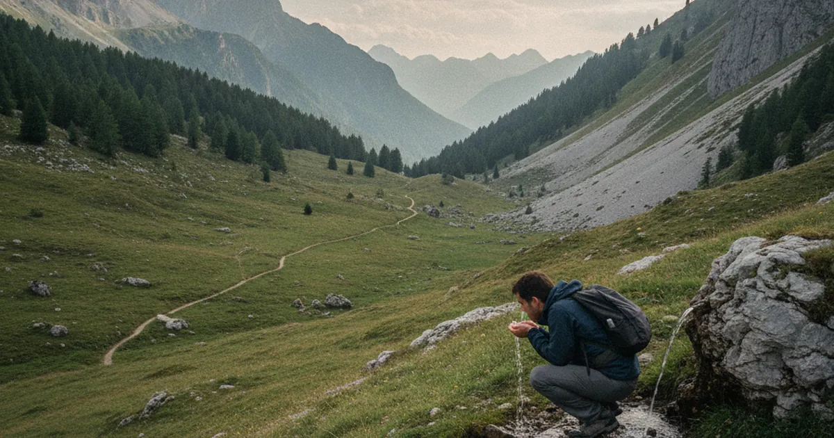 Les sources en altitude : potables ou pas